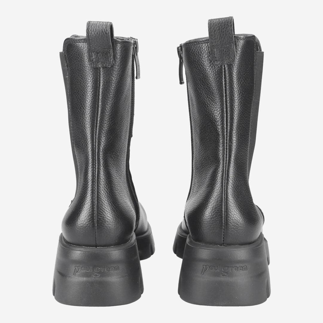 Paul Green Major Calf Black Boot
