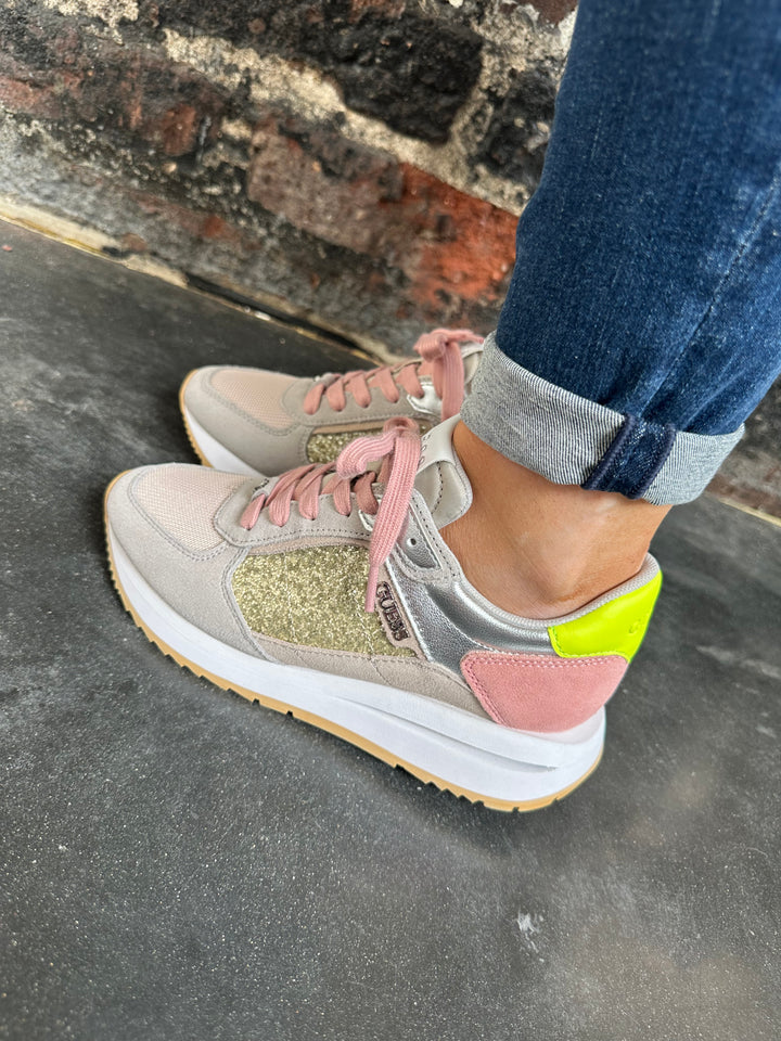 Guess Pingo Multi Glitter Sneaker