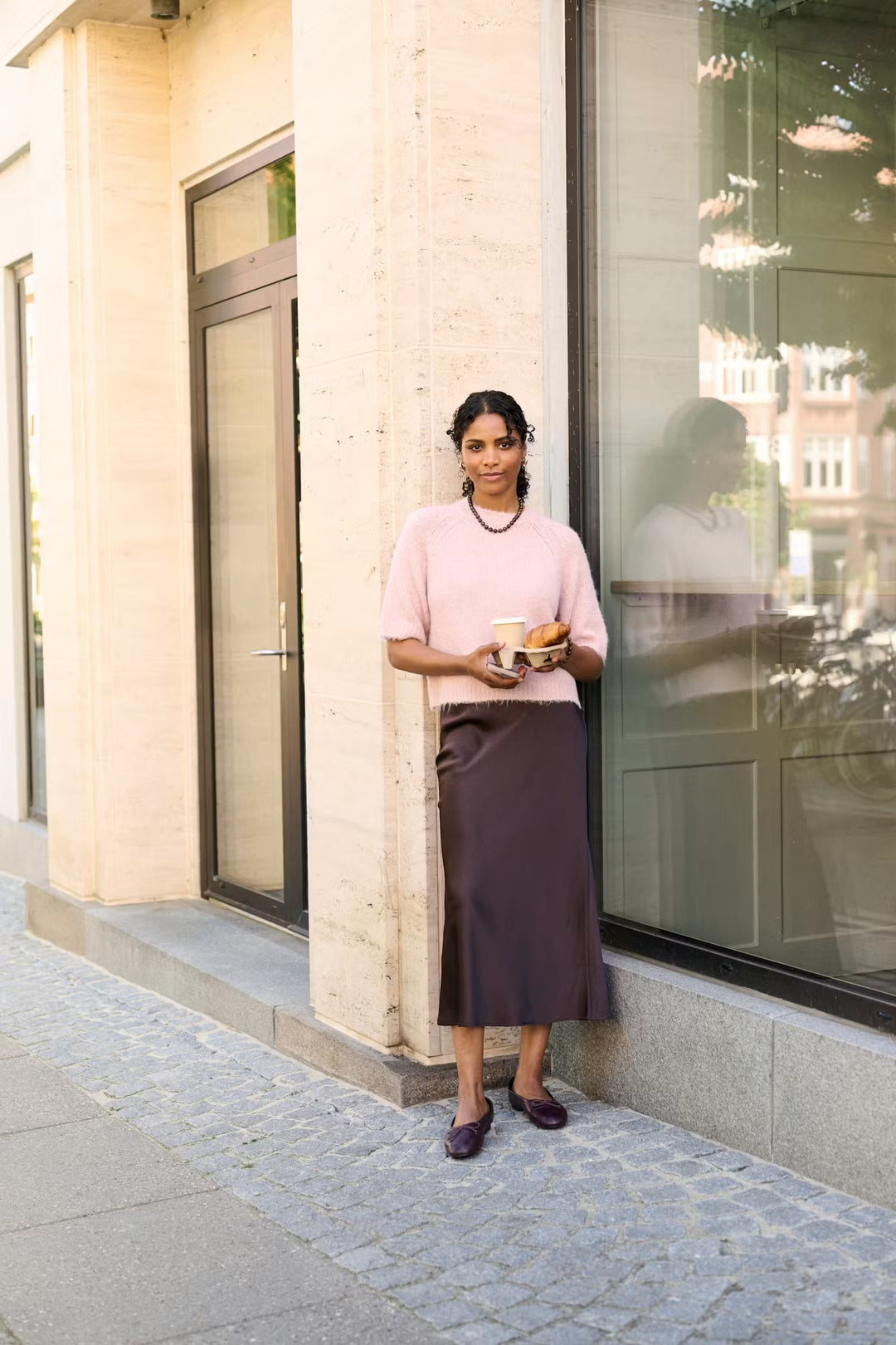 Kaffe Kalotte Skirt | Coffee Bean