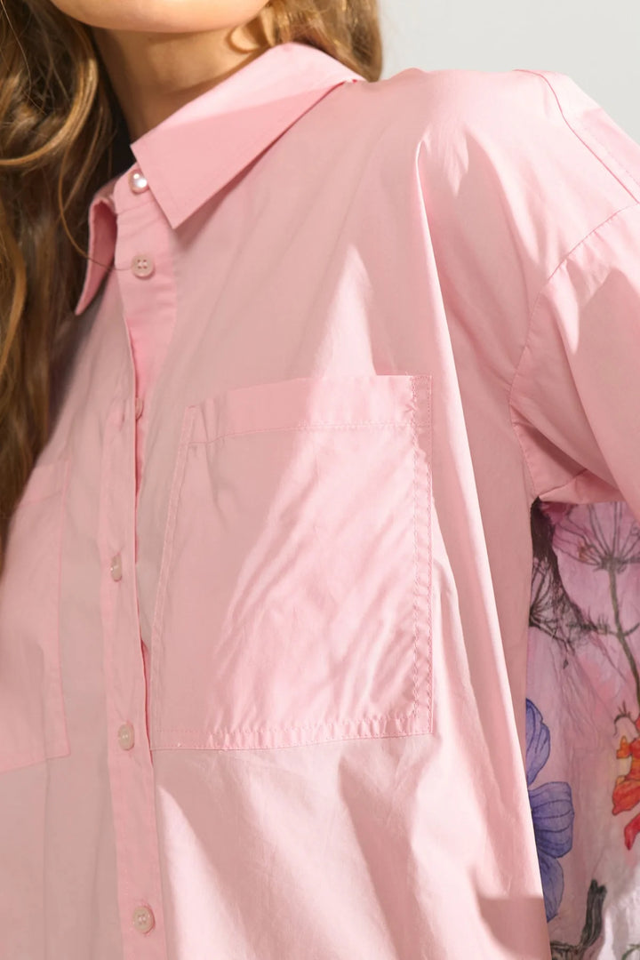 Numph Nuforest Shirt | Pink Lady