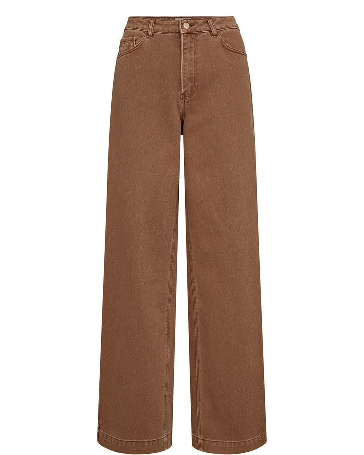 Numph Nuhamilton High Rise Wide Jeans | Dachshund
