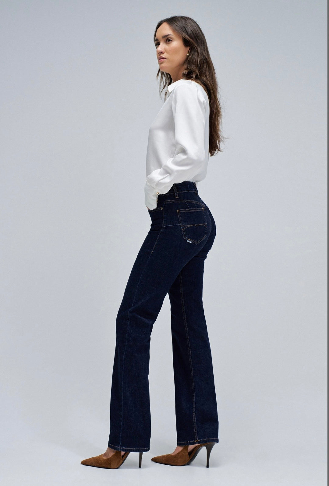 Salsa Destiny Push Up Straight Leg Jeans | 21010245