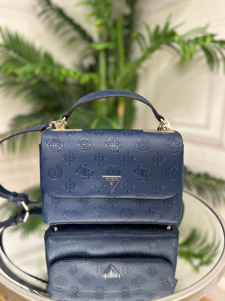 Guess Tisha Midnight Logo Crossbody Bag