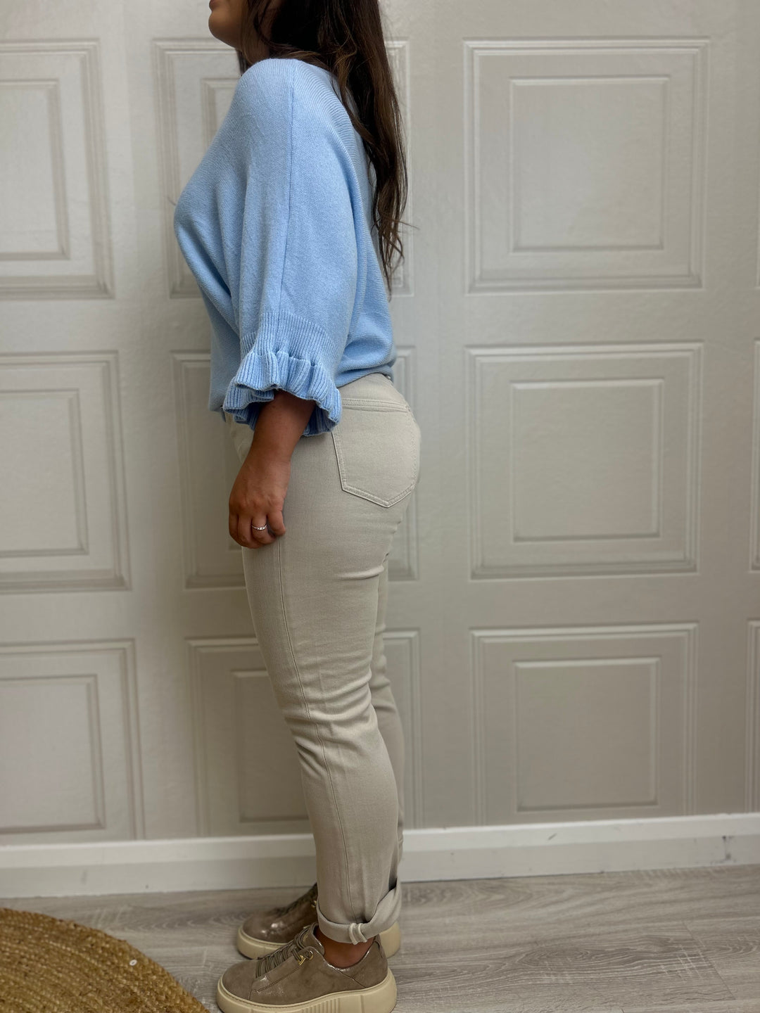 Guess Stone Girly Straight High Jean
