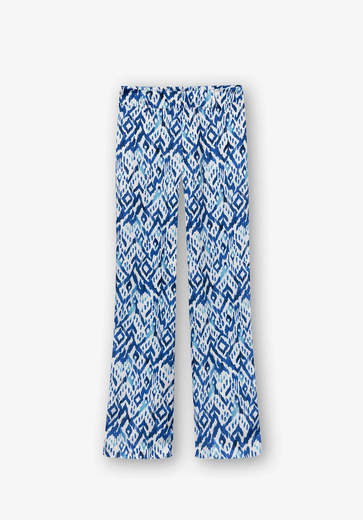Tiffosi Naxos_B Blue Pattern Trousers