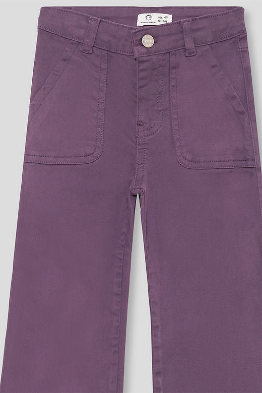 Street Monkey Girls Wide Leg Lilac Trouser