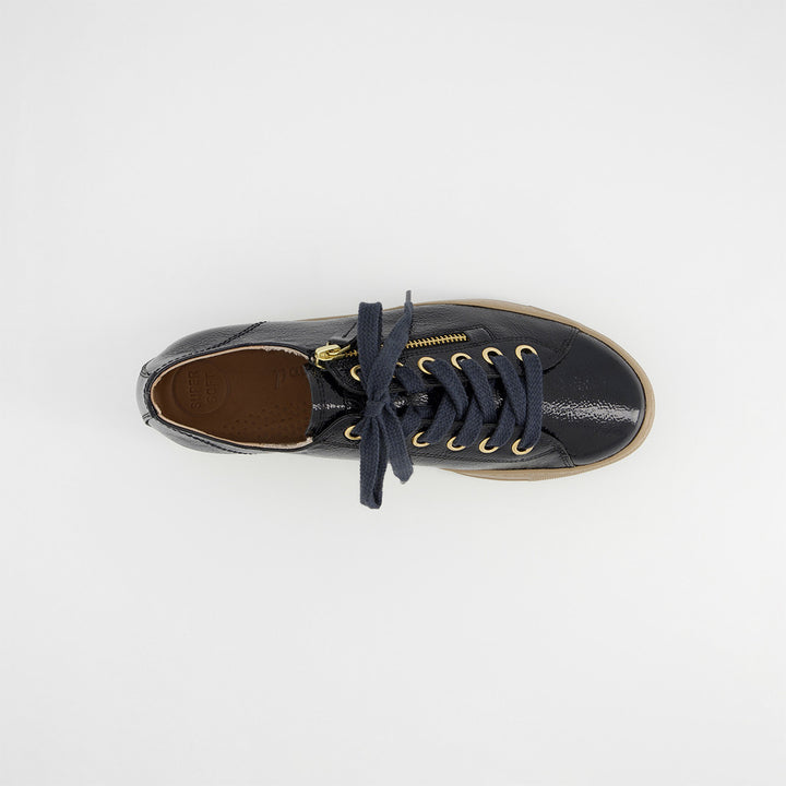 Paul Green Knautschlack Dark Ocean Sneaker