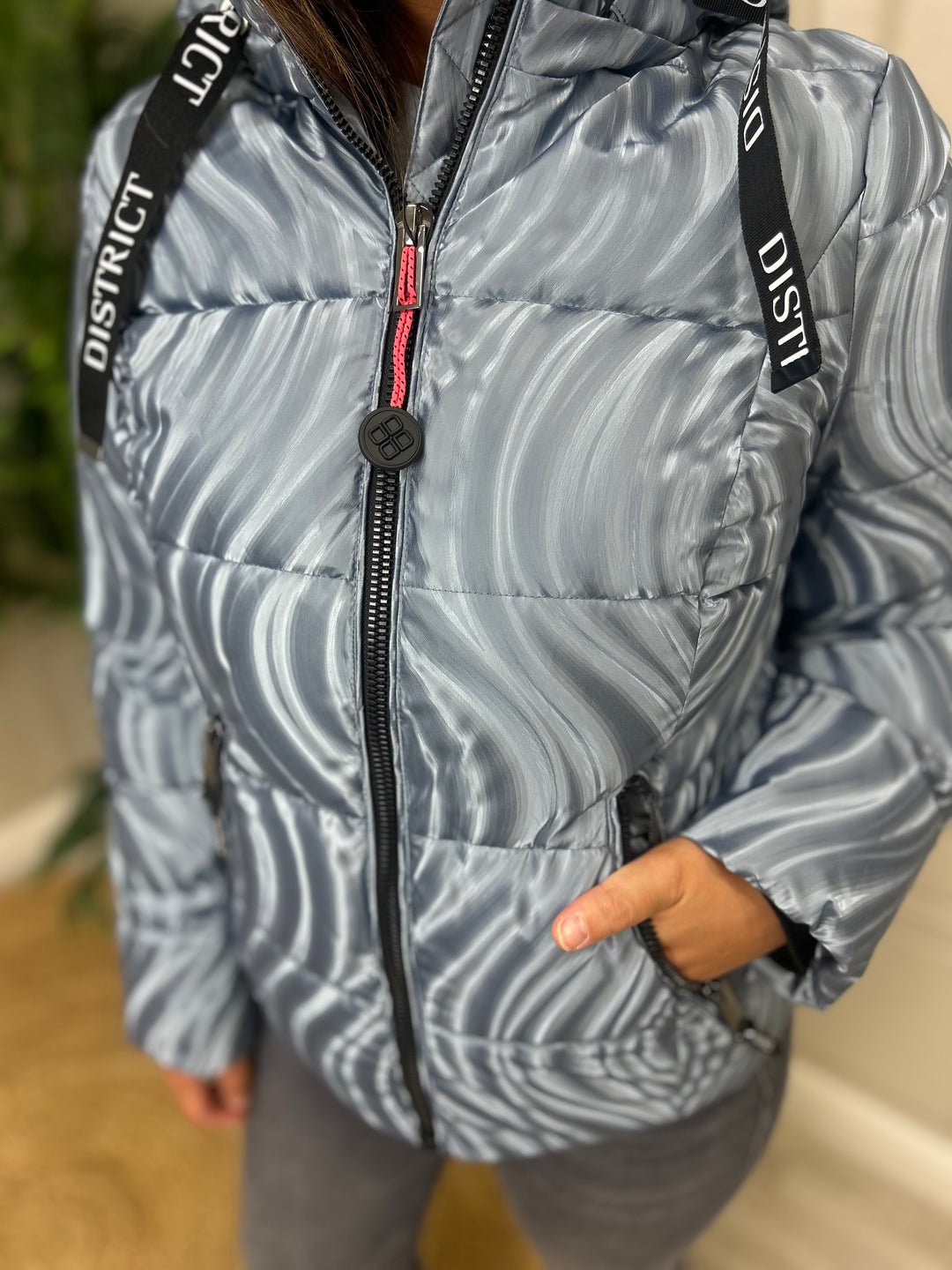 District Alpine Metal Blue Coat