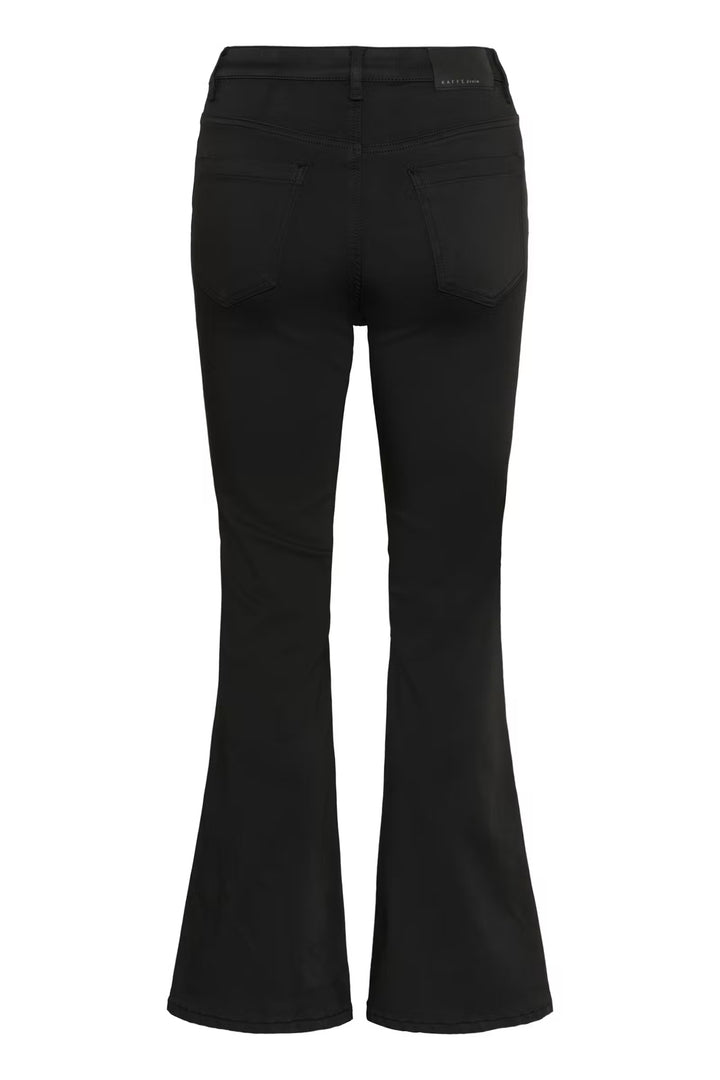 Kaffe Kaforest HW Slim Jeans | Black Deep