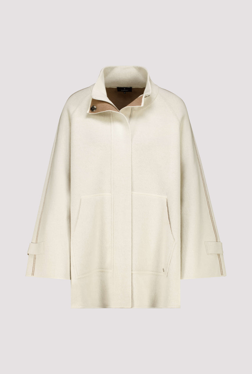 Monari Doubleface Antique White Cardigan