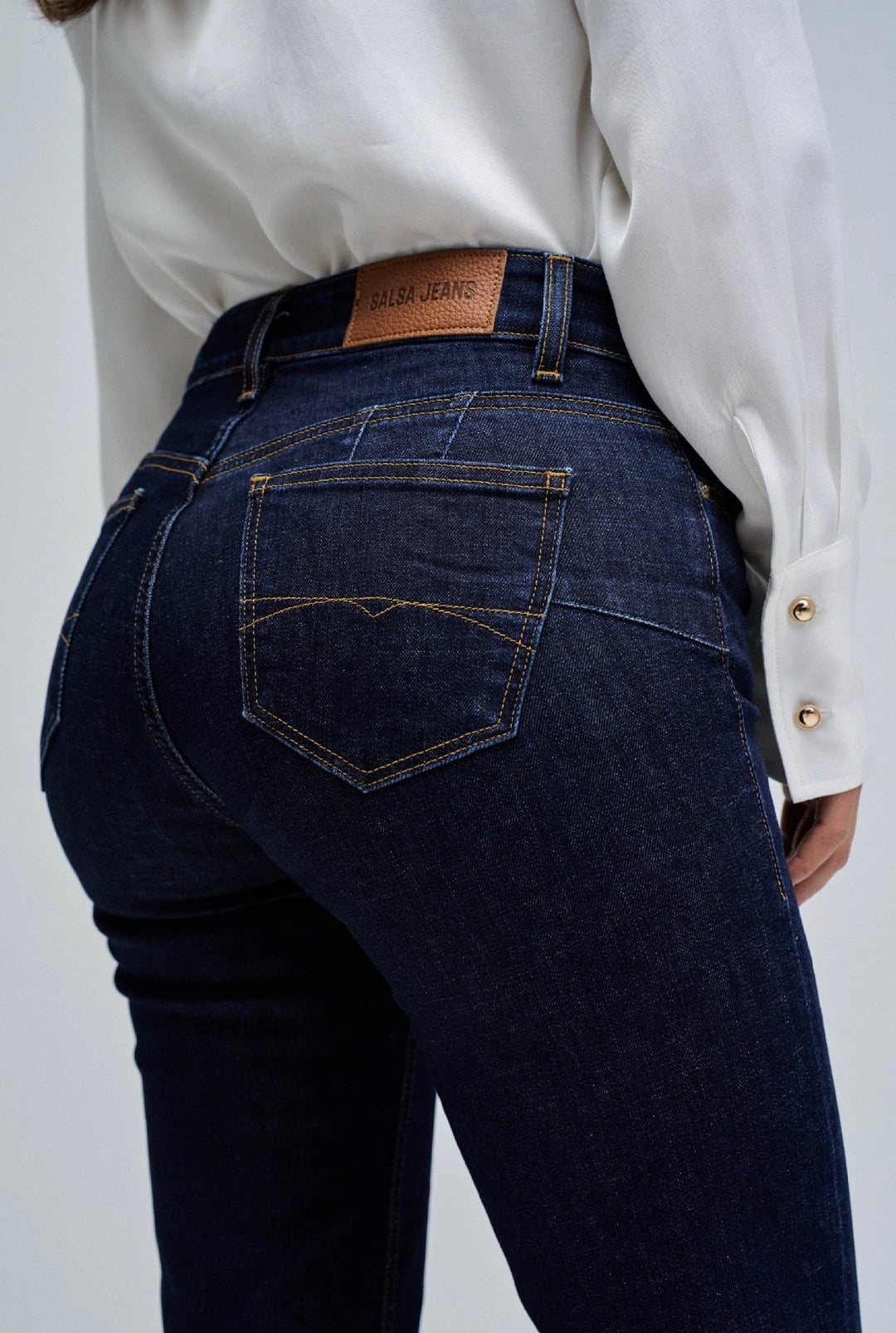Salsa Destiny Push Up Straight Leg Jeans | 21010245
