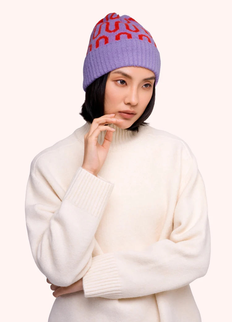 Powder Luna Beanie | Lilac