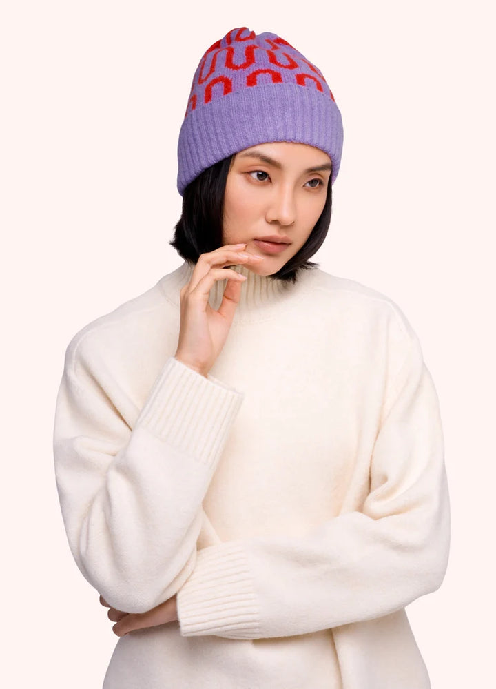 Powder Luna Beanie | Lilac