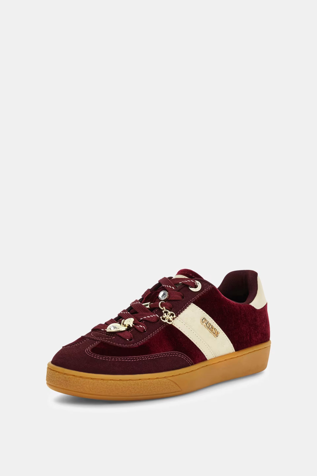 Guess Red Naoki Velvet Runner