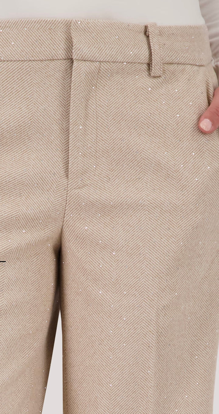 Monari Wide Leg Trousers With Rhinestone