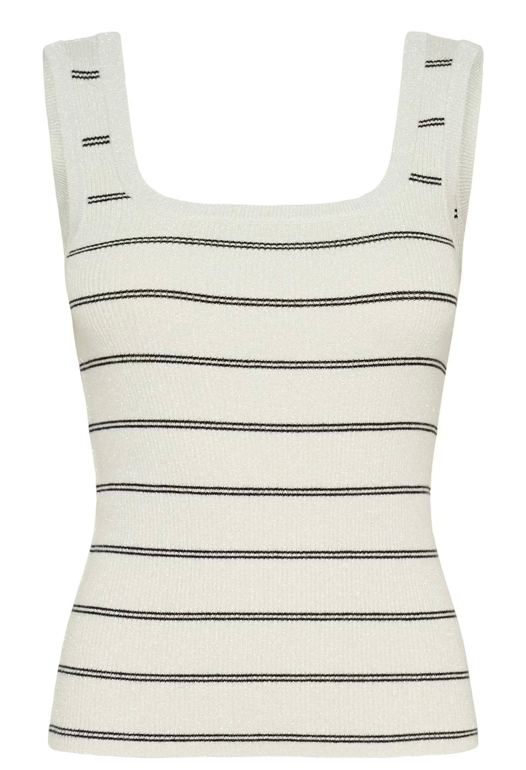 Kaffe KAmorita Knit top Silver Turtledove