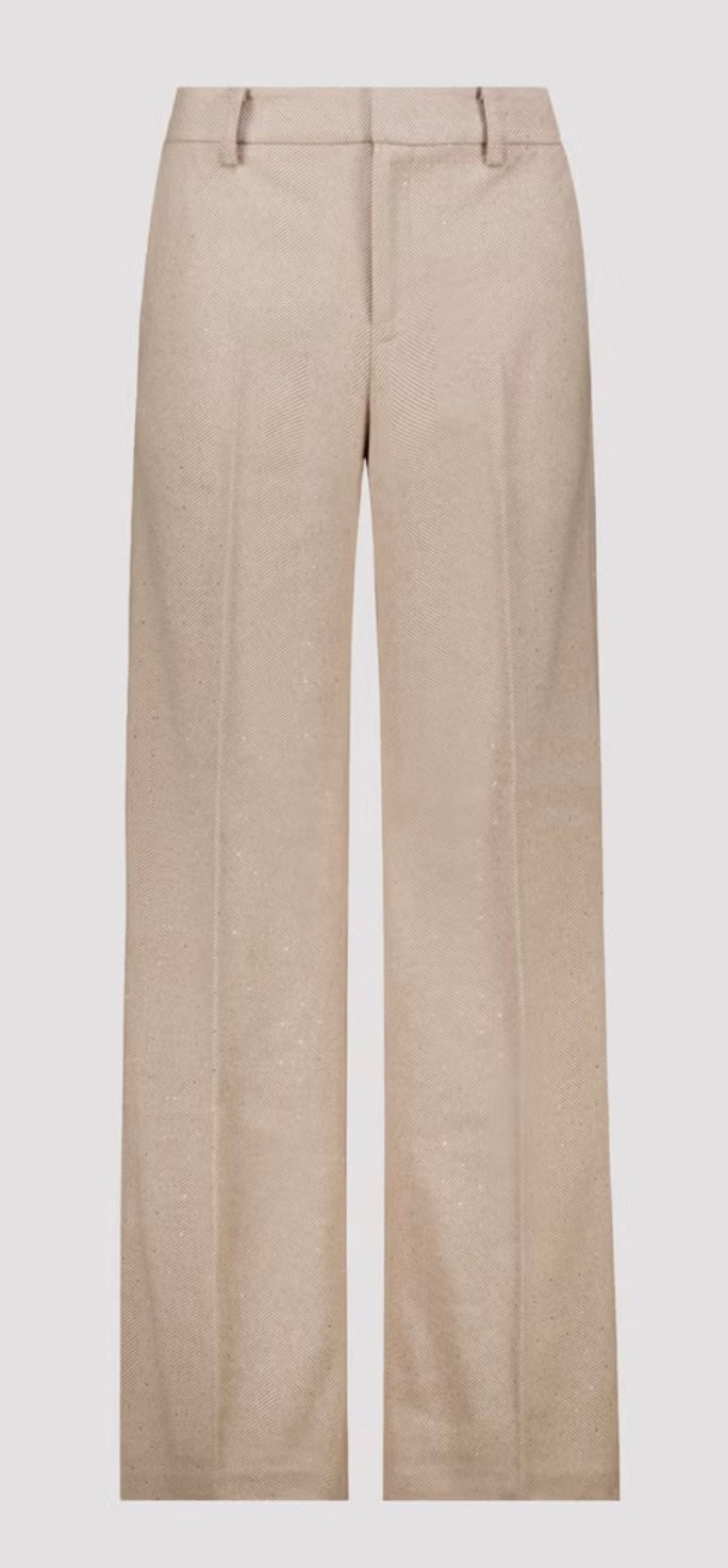 Monari Wide Leg Trousers With Rhinestone