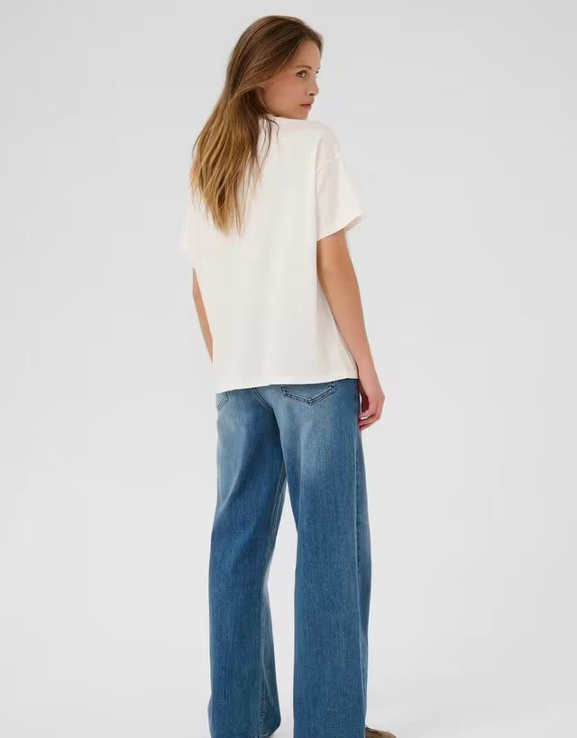 Kaffe KAhelen T-Shirt Chalk