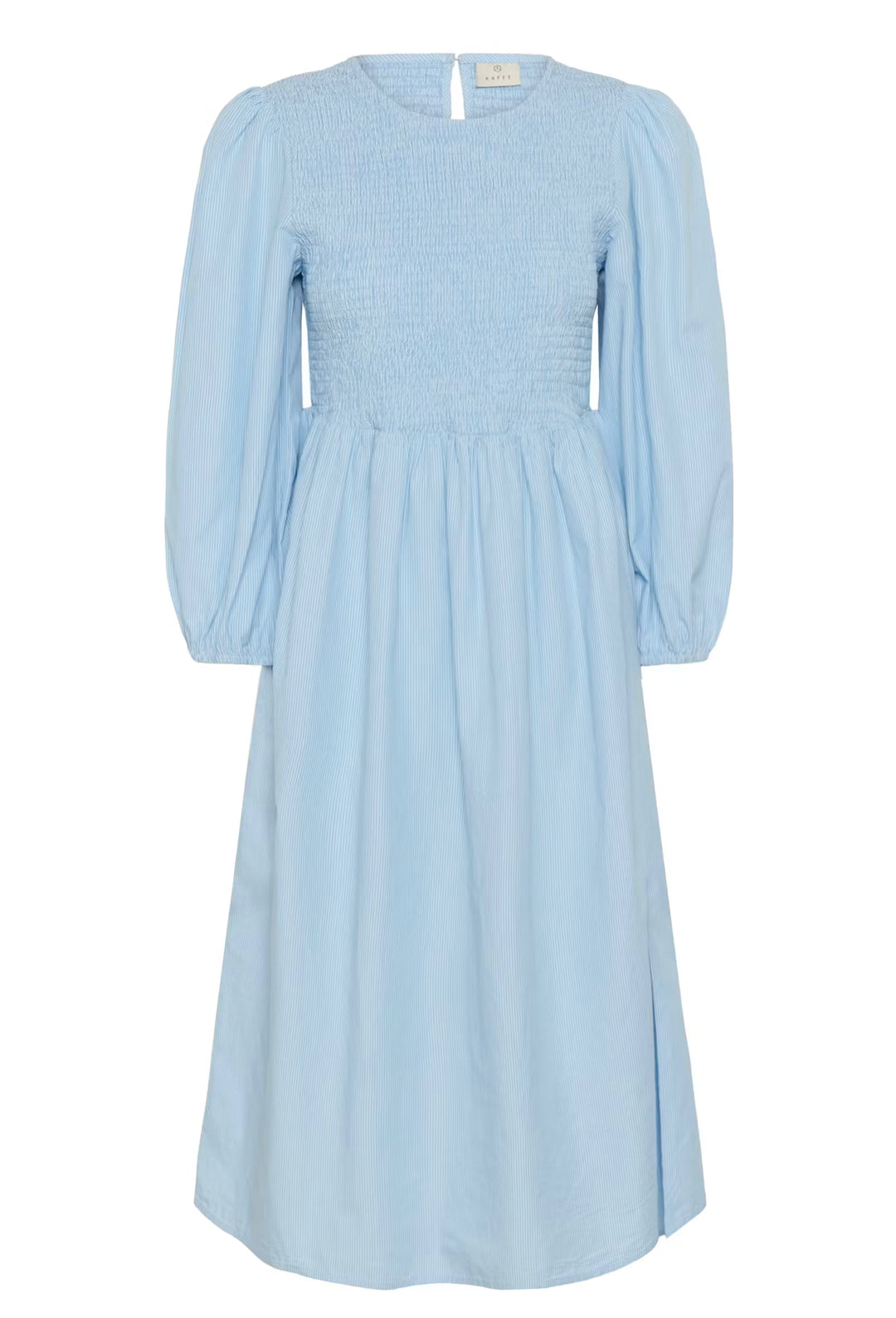 Kaffe KAmona Smock Dress Blue White Stripe