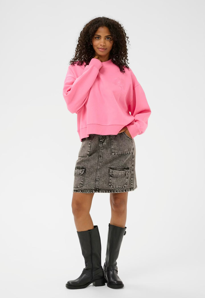 Kaffe KAsussl Sweatshirt Pink Power