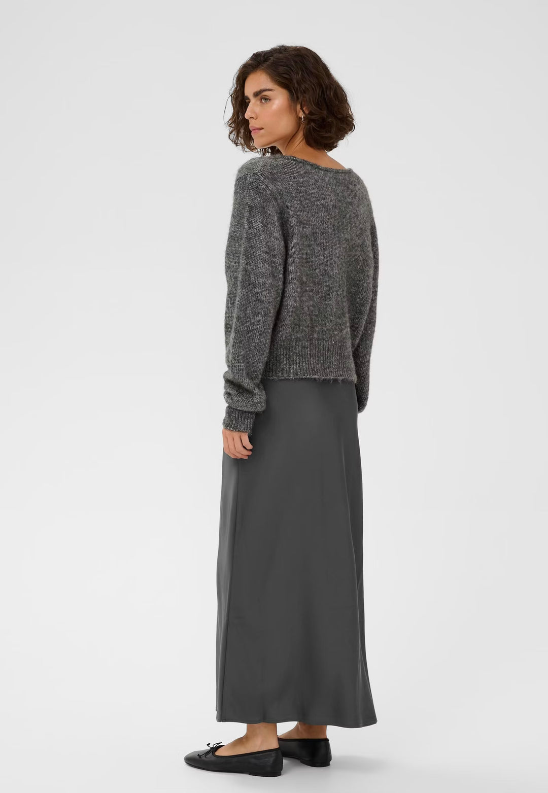 Kaffe KAhill Skirt Black Oyster