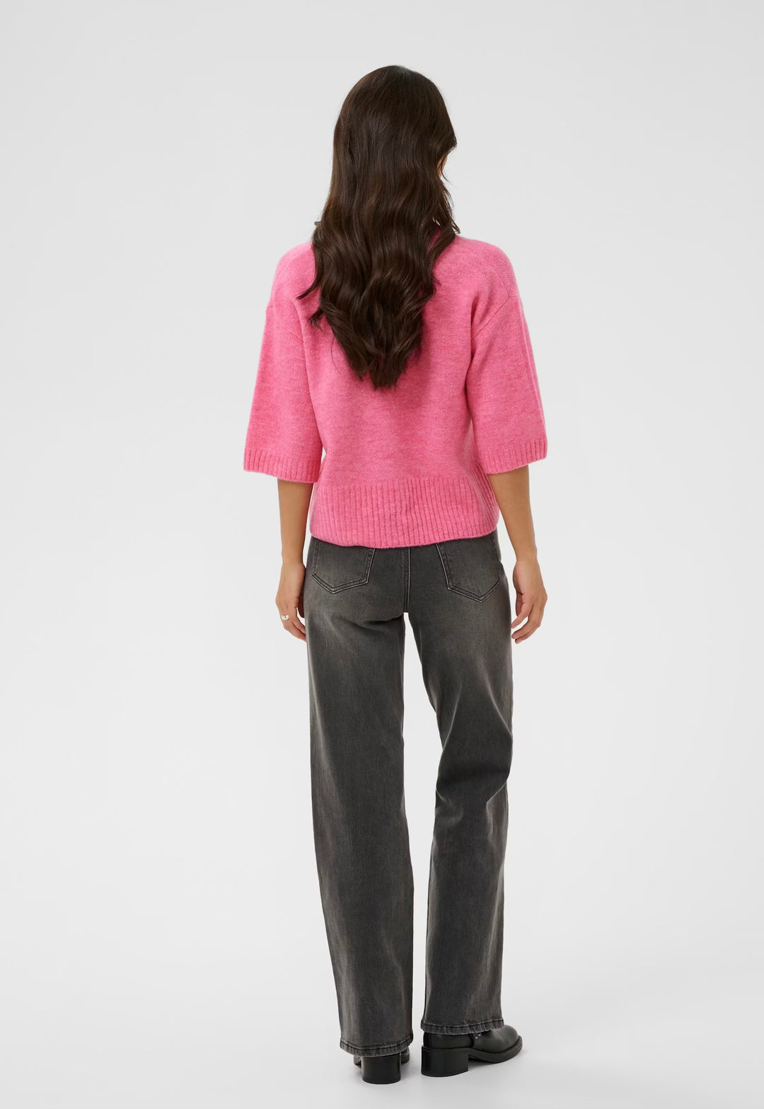 Kaffe KArosie Cardigan Pink Power