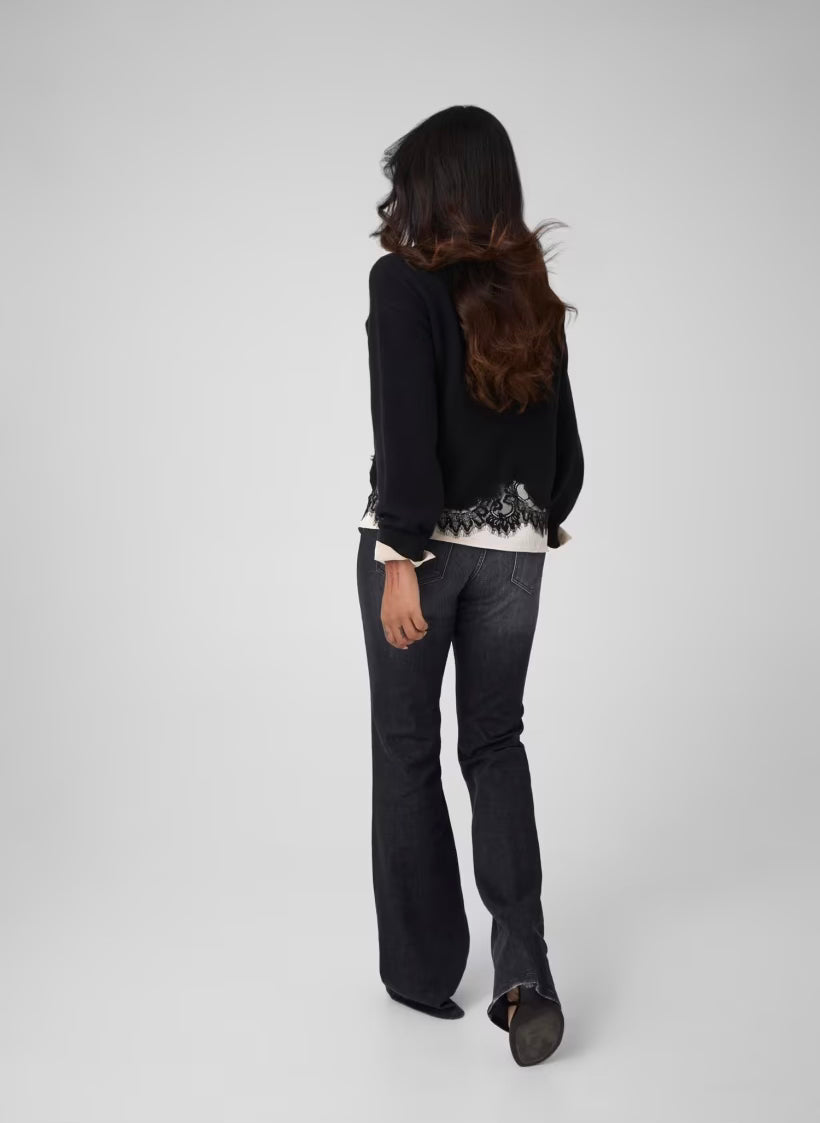 Guess Black Wool Blend Jumper