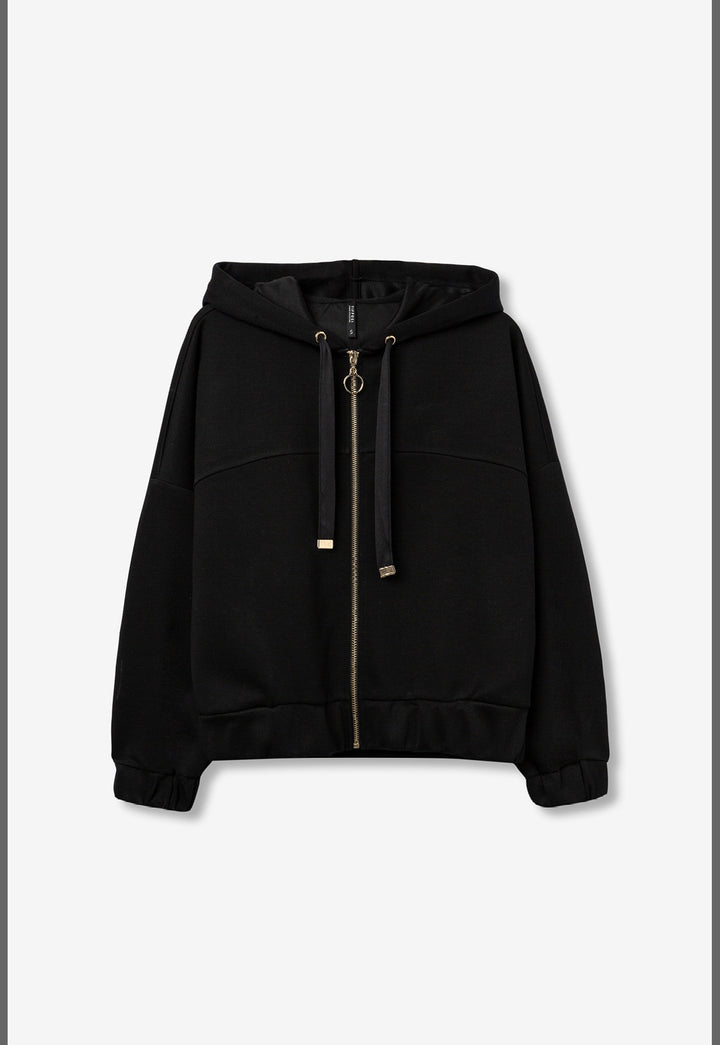 Tiffosi Black Zip Up Lady Jacket