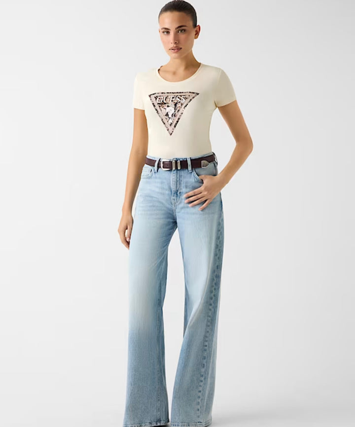 Guess Leo Triangle Graphic T-Shirt