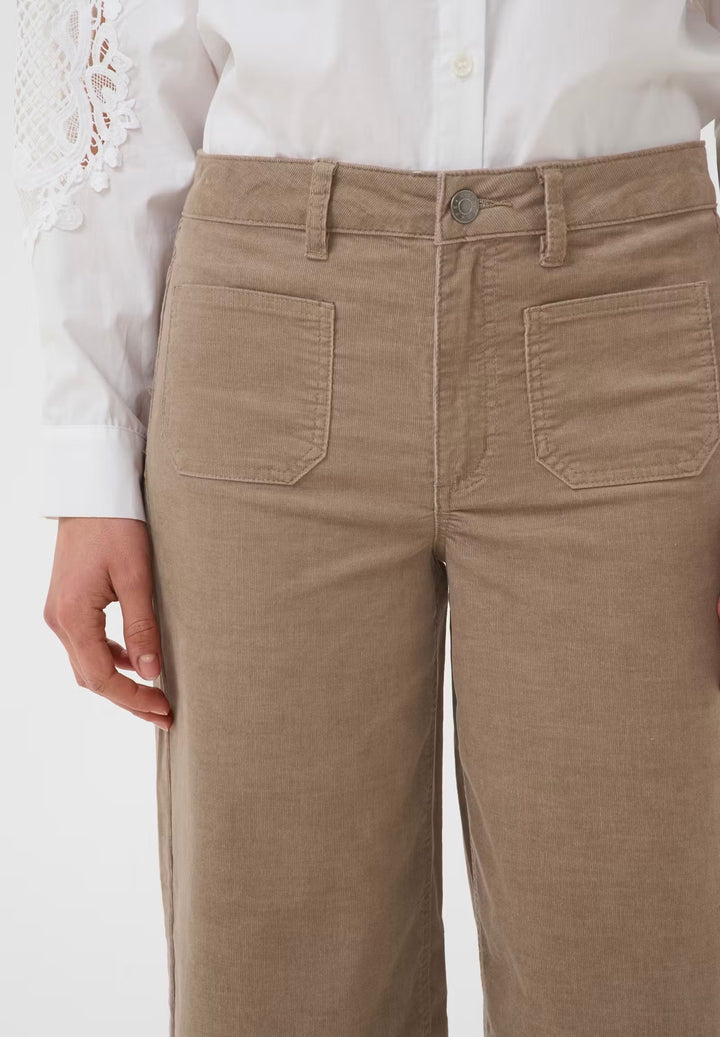 Kaffe KAbecca Pocket Pants Desert Taupe