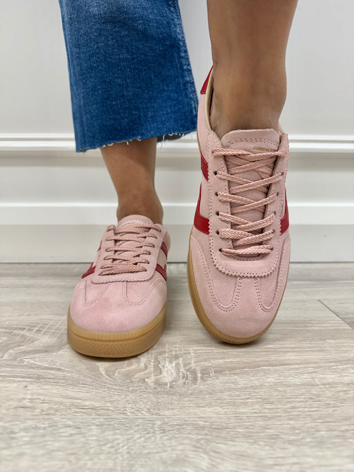 Gant Cuzima Rose/Summer Red Cow Suede Leather Runner