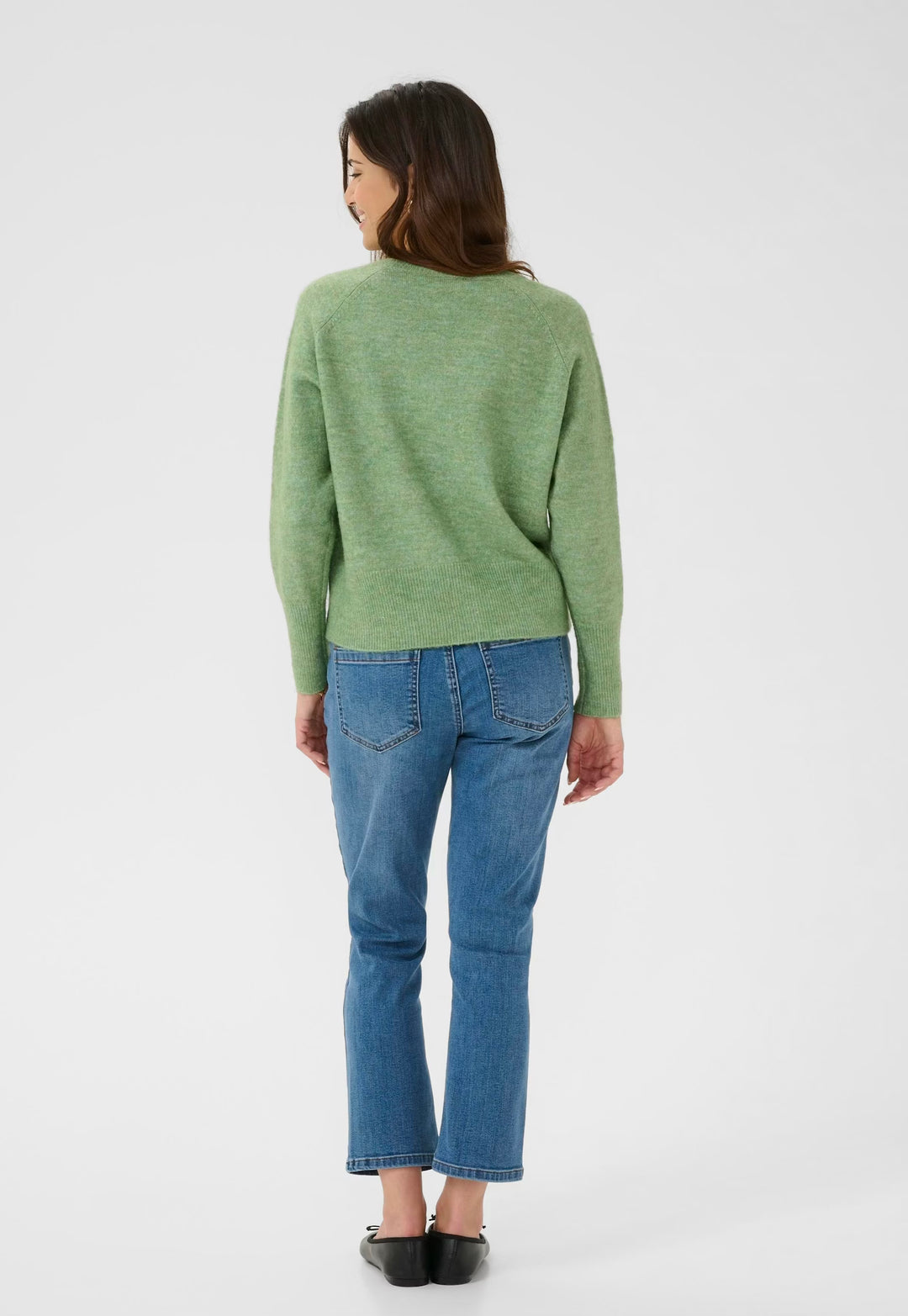 Kaffe KAmelania Pullover Sea Spray