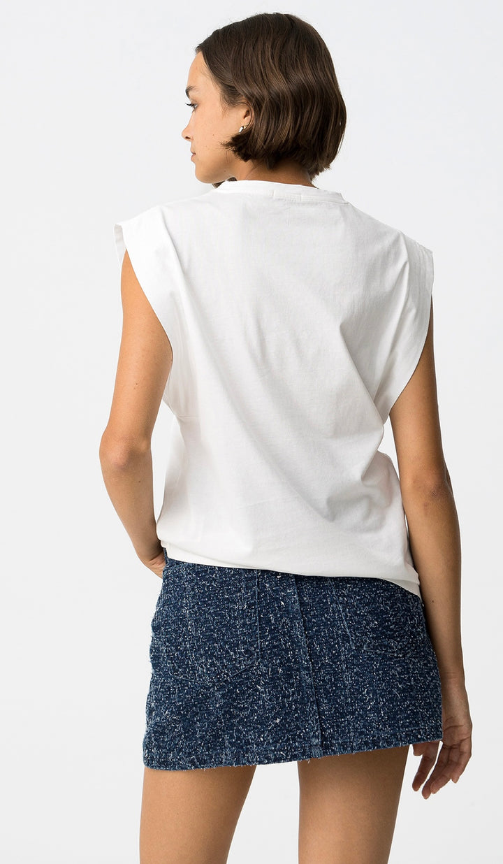 Tiffosi Print & Appliques White T-Shirt