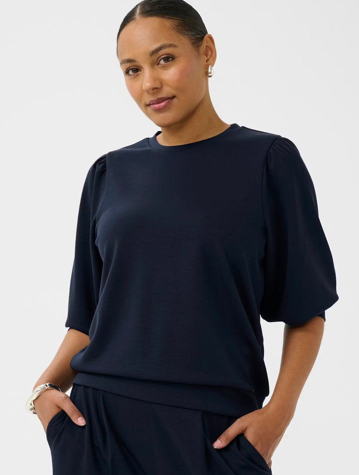 Kaffe KAnnie Sweatshirt Feather Midnight Marine