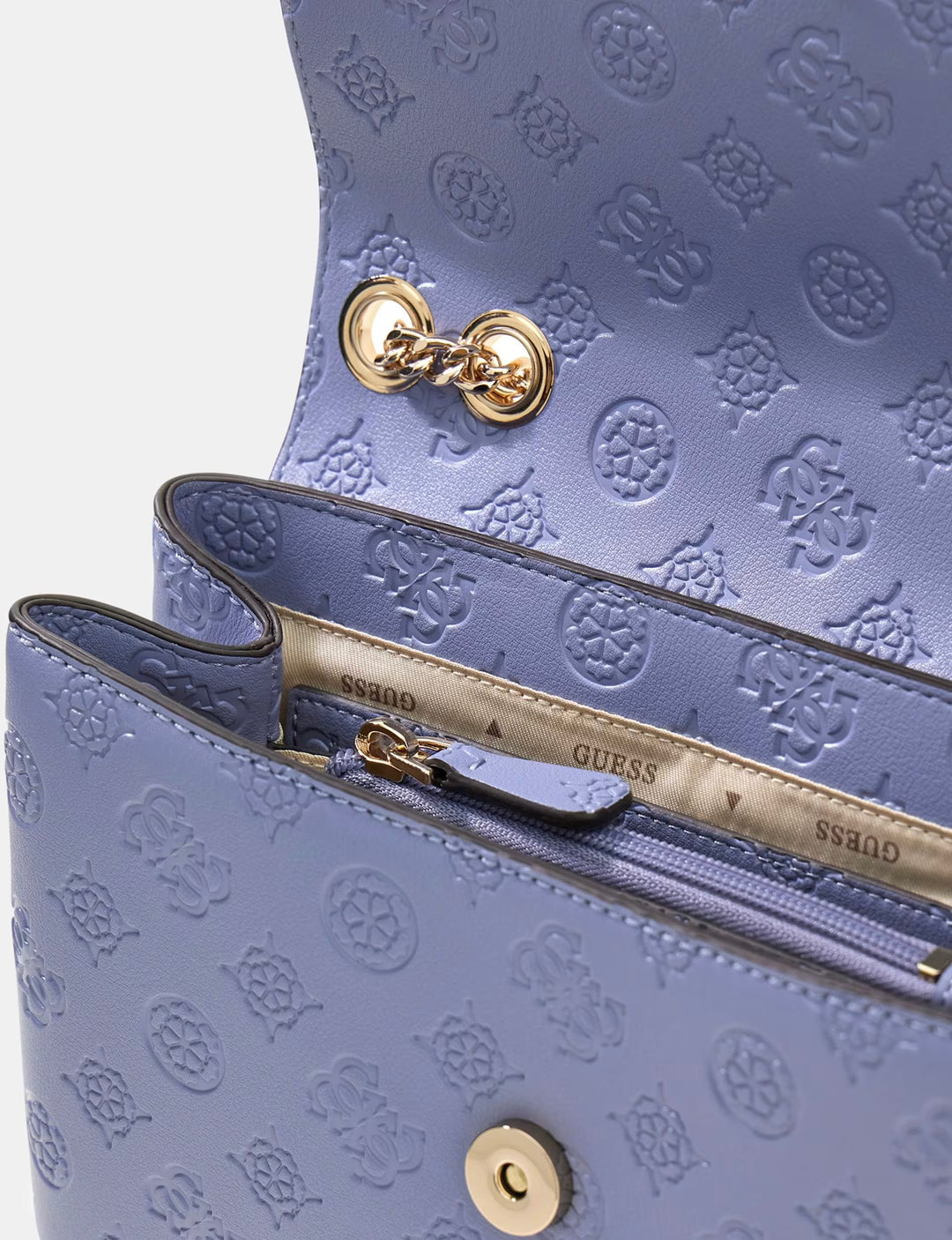 Guess Dita Grey Blue Crossbody Bag