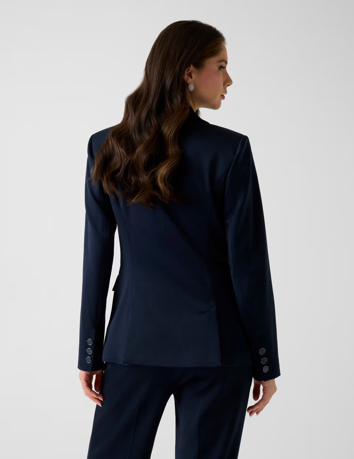 Guess Navy Blazer Fitted Jacket