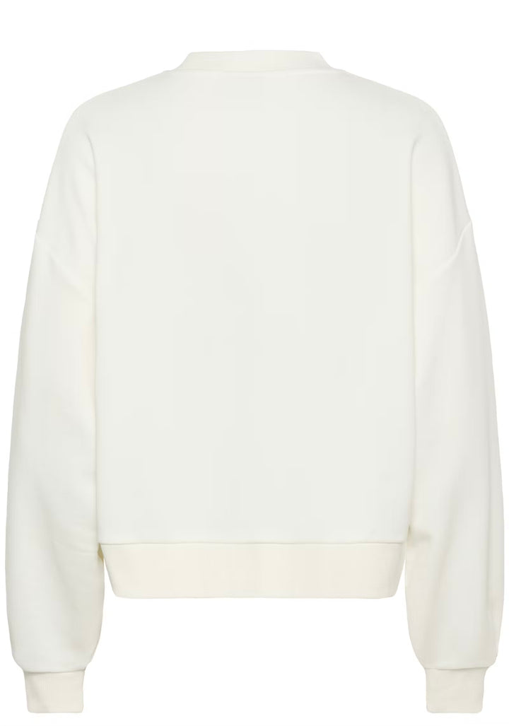 Kaffe KAlila Sweatshirt Chalk/White