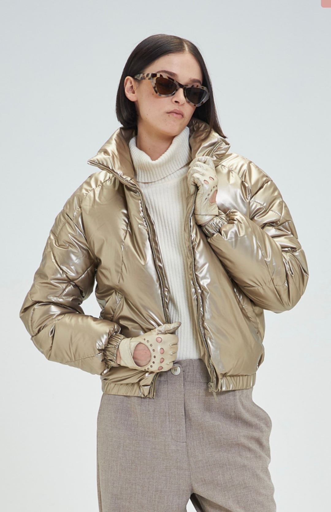 Goa Goa Ioana Gold Short Coat