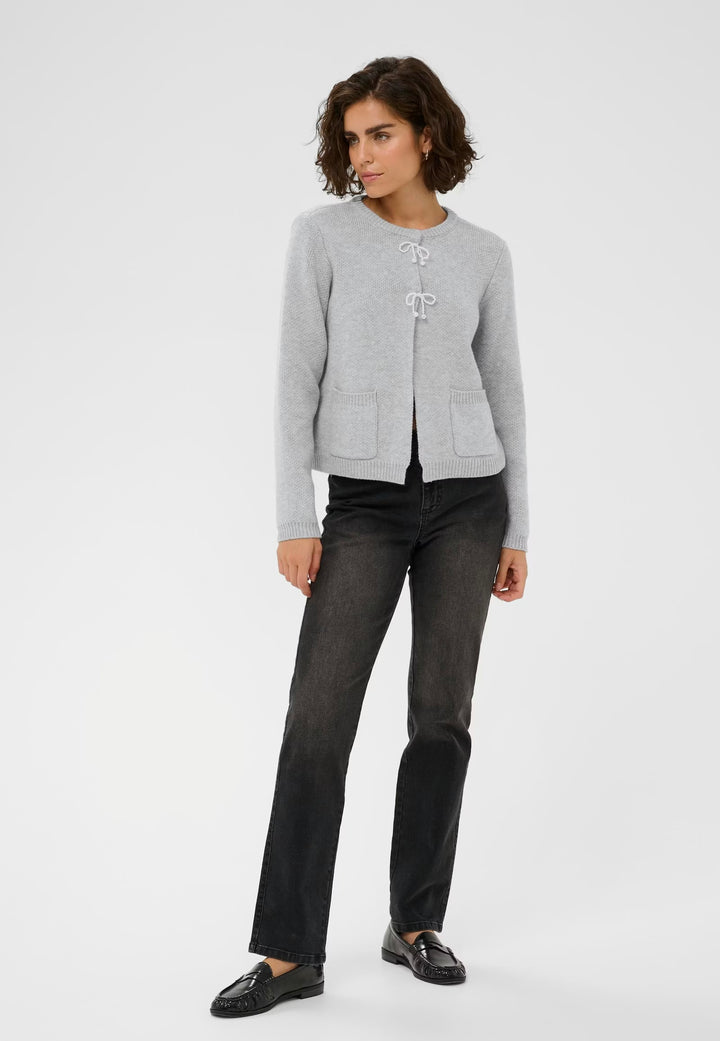 Kaffe KAbowie Cardigan Grey Melange