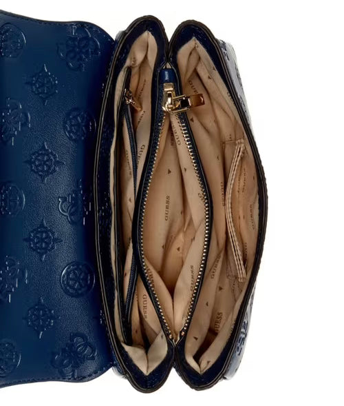 Guess Tisha Midnight Logo Crossbody Bag