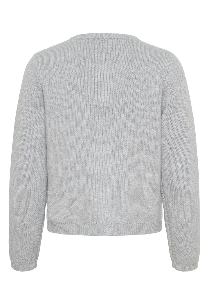 Kaffe KAbowie Cardigan Grey Melange