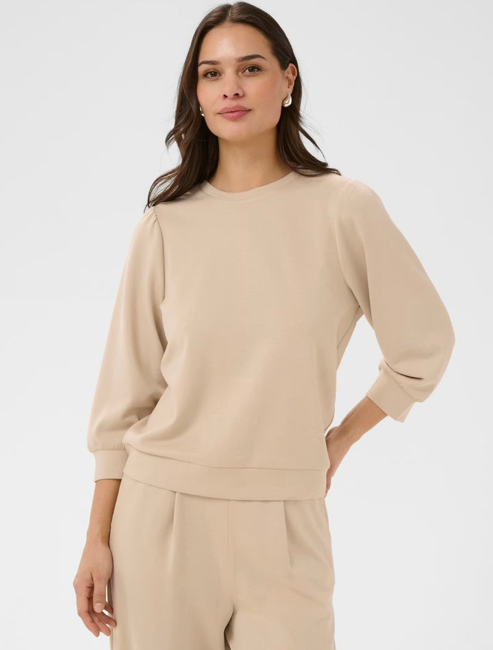 Kaffe KAnnie Sweatshirt Feather Grey