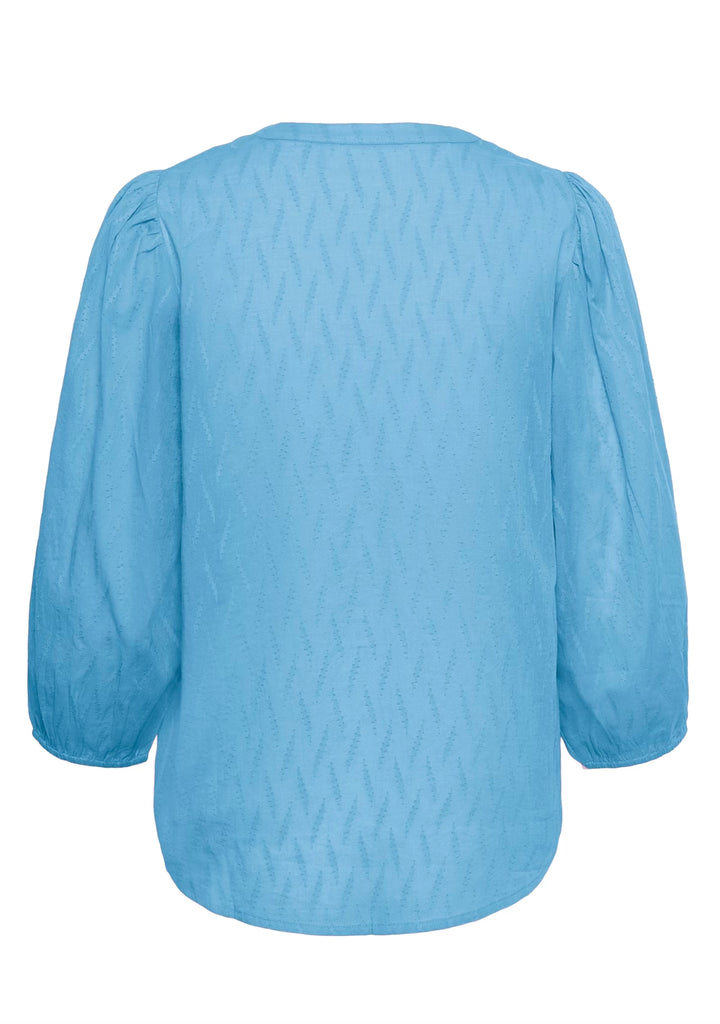 Kaffe KAgabriela V-neck Shirt Azure Blue