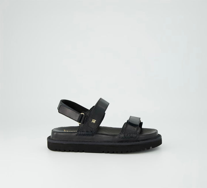 Paul Green Soft Calf Black Sandal
