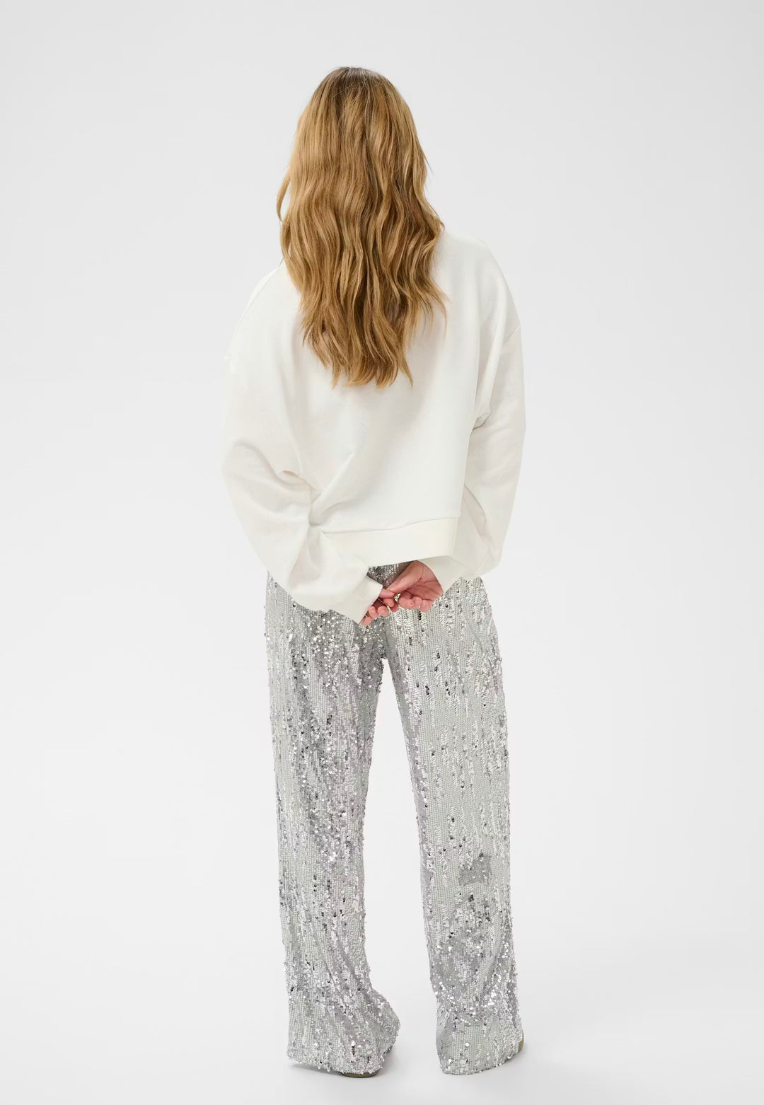 Kaffe KAlila Sweatshirt Chalk/White