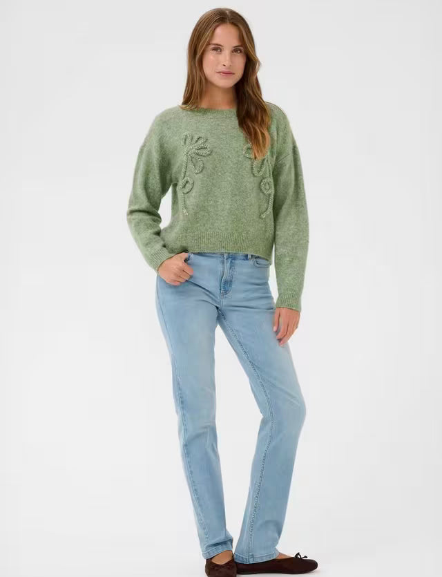 Kaffe KAmelania Pullover Sea Spray