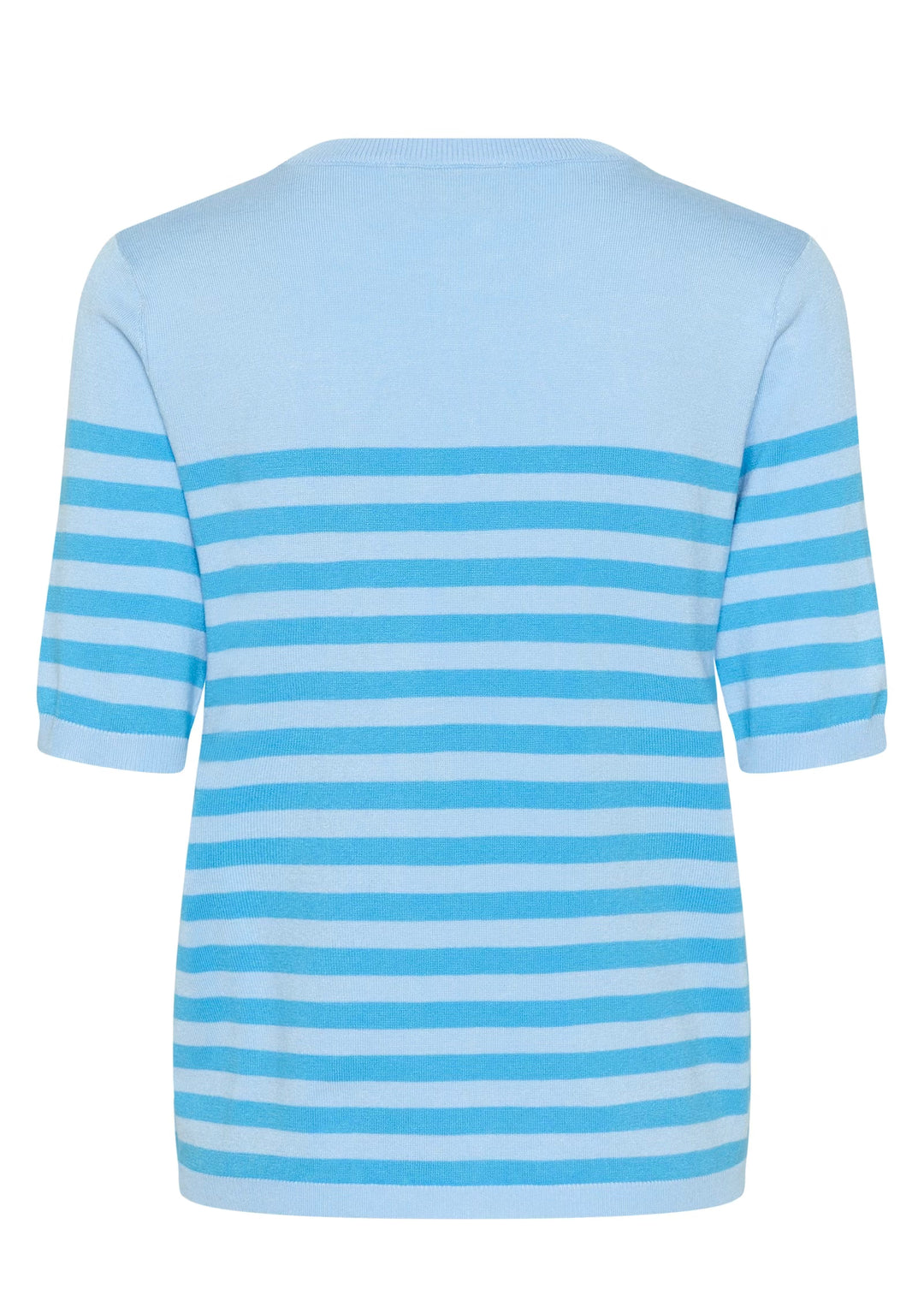 Kaffe KAlizza Stripe Knit P. Blue W. Blue