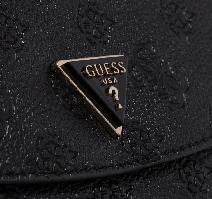 Guess Cresidia II Society Satchel Crossbody Black Bag