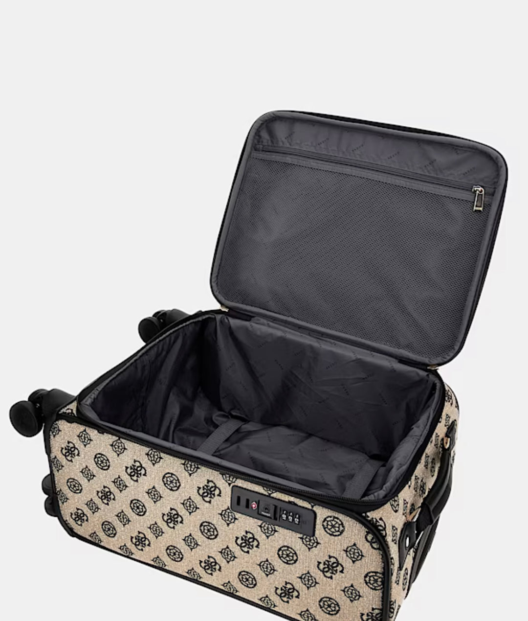 Guess Beyza Travel Black Logo Small Case