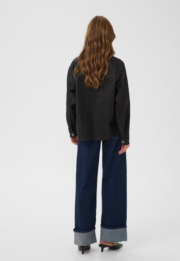 Kaffe KAcoco Shirt Jacket Black Deep